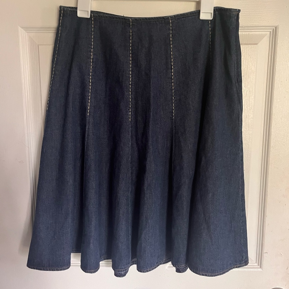 Midi Y2K Jean Skirt